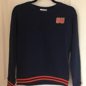 Syracuse sweatshirt navy blue! Fits small/medium!